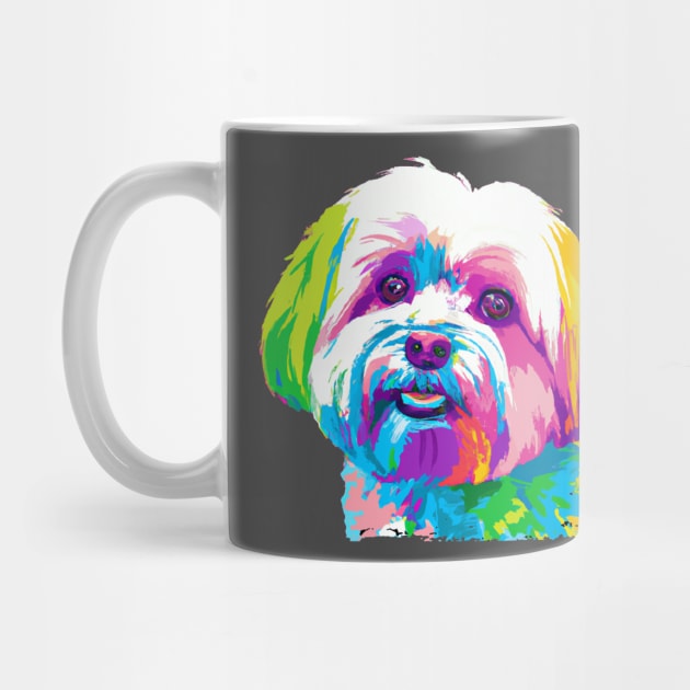 Maltese Pop Art - Dog Lover Gifts by PawPopArt